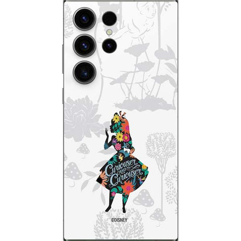 Disney Alice in Wonderland (animated) Silhouette Curiouser and Curiouser Galaxy S25 Ultra Skin